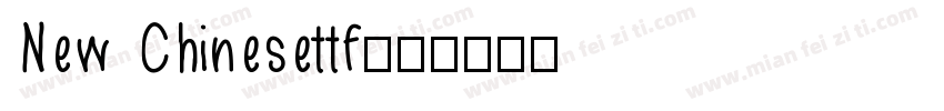 New Chinesettf字体转换